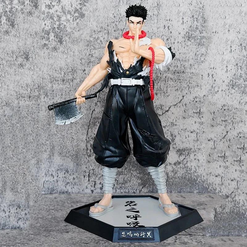 30cm Demon Slayer Figures Hantengu Anime Figure Himejima Gyoumei Figurine Kimetsu No Yaiba Tomiokagiyuu Statue Gk Pvc Toys Gift