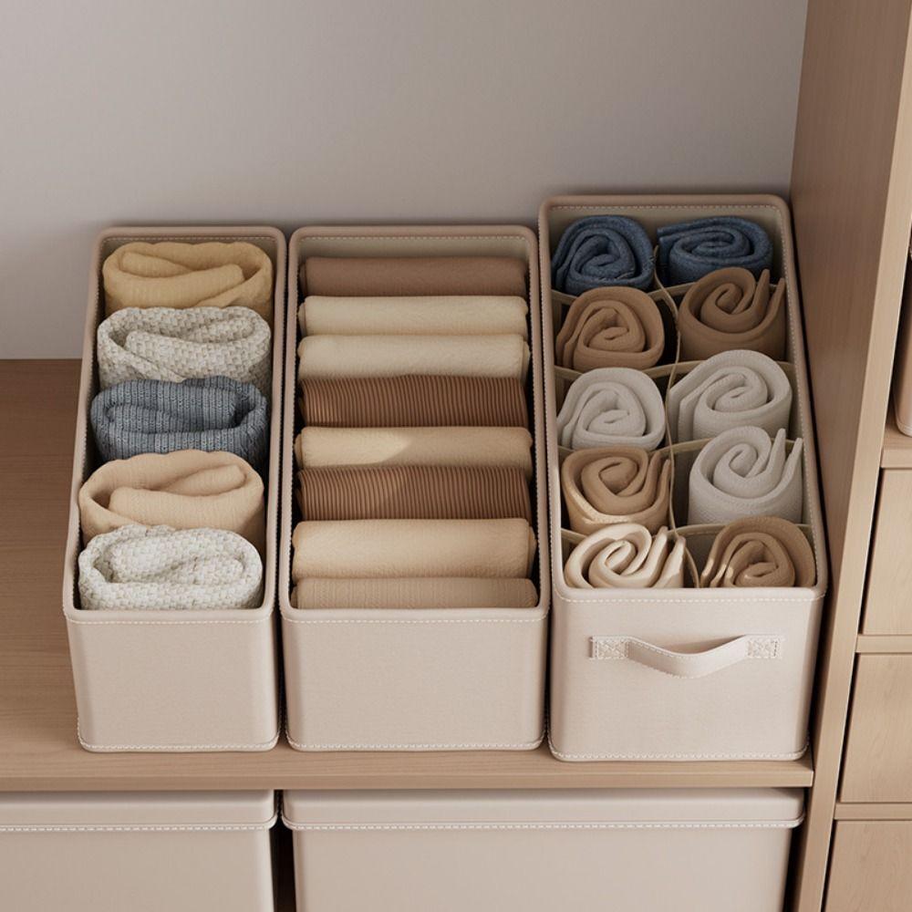 Washable Wardrobe Organizer Foldable Foldable Storage Box Clothes Storage Box  Underwear Storage