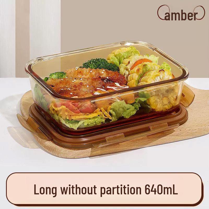 Mikrowellengeeignete Lunchschüssel aus Borosilikatglas mit Deckel