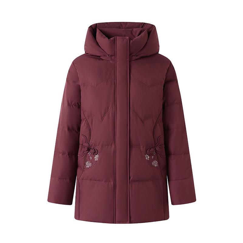 Mid-Aged & Elderly Women's Plus Size Winter Down Jacket - New Style, Thick & Warm Coat for 60s-70s Grandma or Wife.