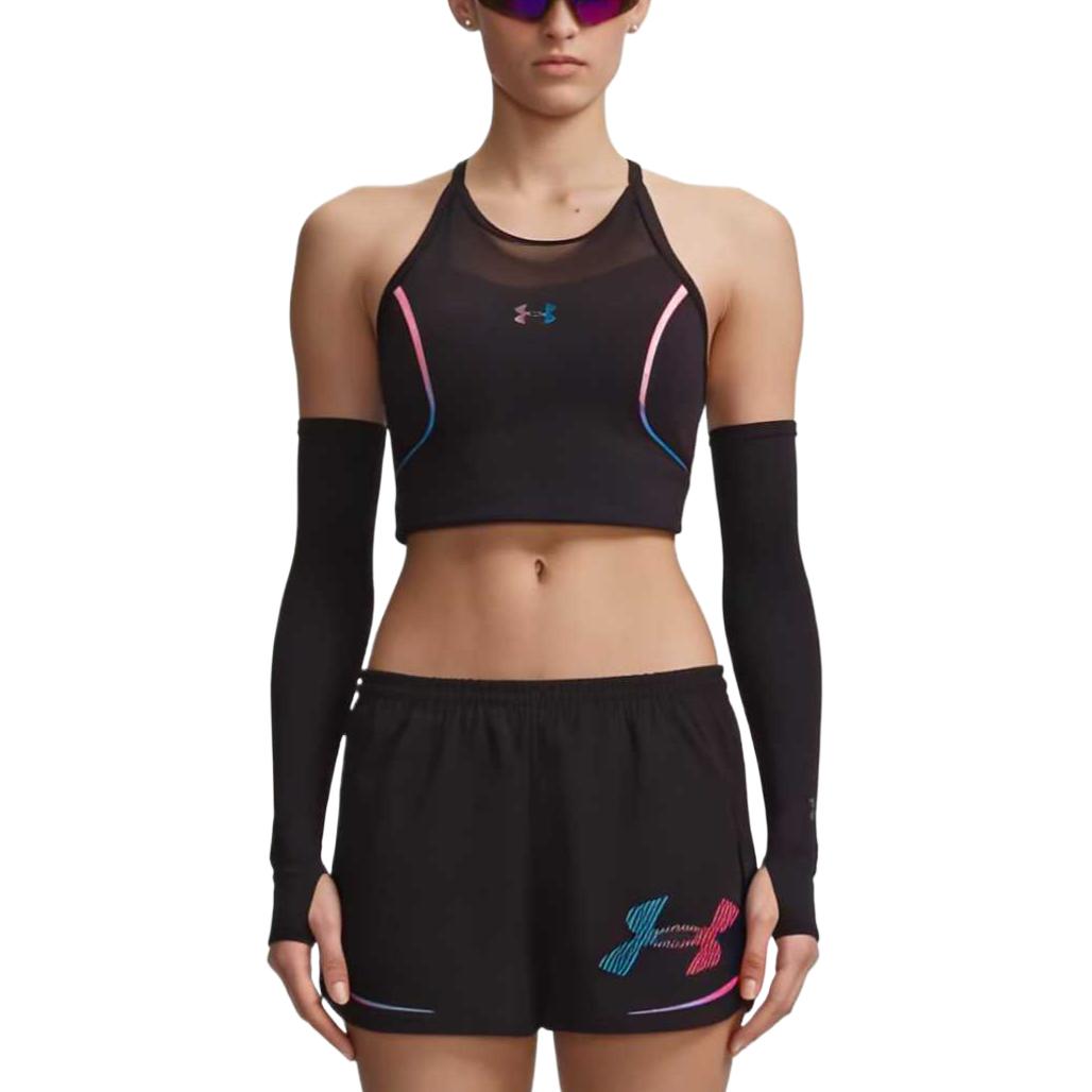 Under Armour Velociti Elite Breathable Short Slim Fit Sports Tank Top Women tops 6009499-008 L