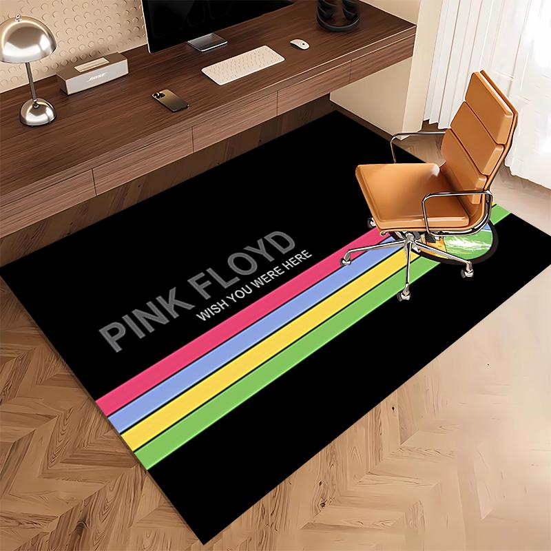 Rock Band P-Pink F-Floyd Print Area Rug - Soft,Washable Non-Slip Indoor Mat,Living Room,Home Office Decorative Rug