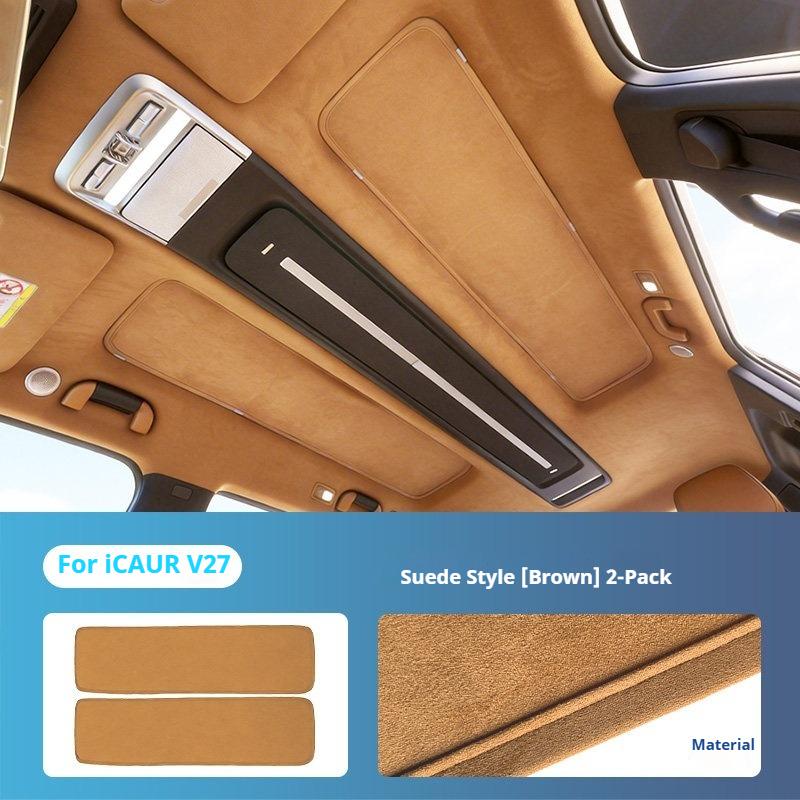 For Chery ICAUR V27 Upgraded Car Sunroof Adsorption Sun Shade Heat Insulation Car Window Sun Visor UV Protection Accessories