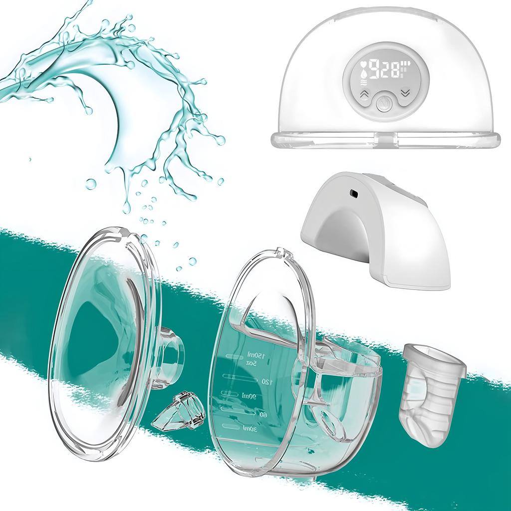Wearable Wireless Breast Pump Breast Massage Lactagogue New Upgraded Electric Breast Pump Hand Free and BPA-free