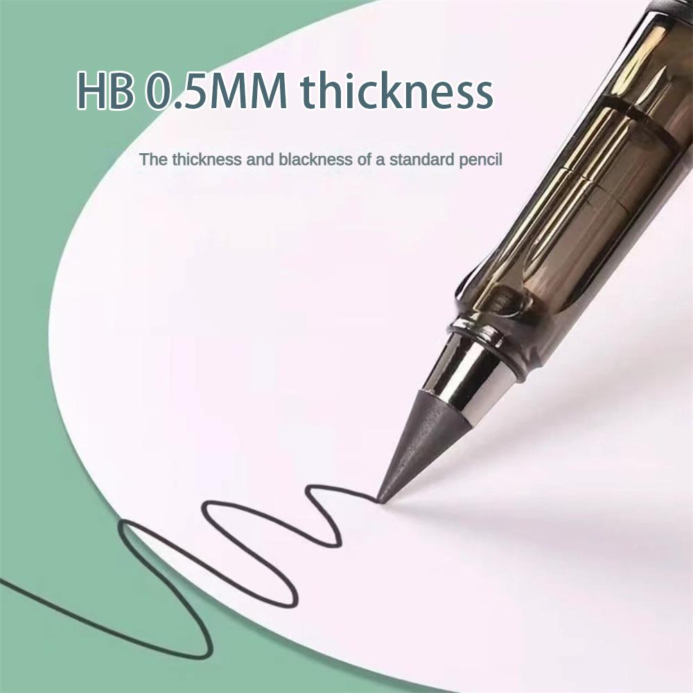 Endless Eternal Pencil with Free Eraser No Need Sharpening for Smooth Writing Drawing School Office Stationery Accessories