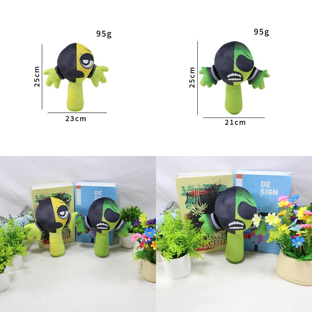 Sprunki Plush Rhythm Box Cute Cartoon Animal Plush Toy With Ultra Soft Short Fur