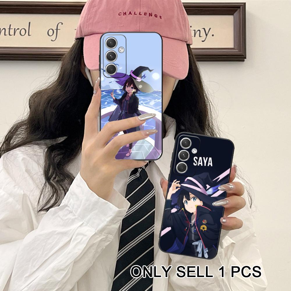 Wandering Witch Saya Phone Case for Samsung Galaxy S26 S25 S24 S23 S22 S21 S20 Note20 Plus FE Ultra Soft TPU Shockproof Cover