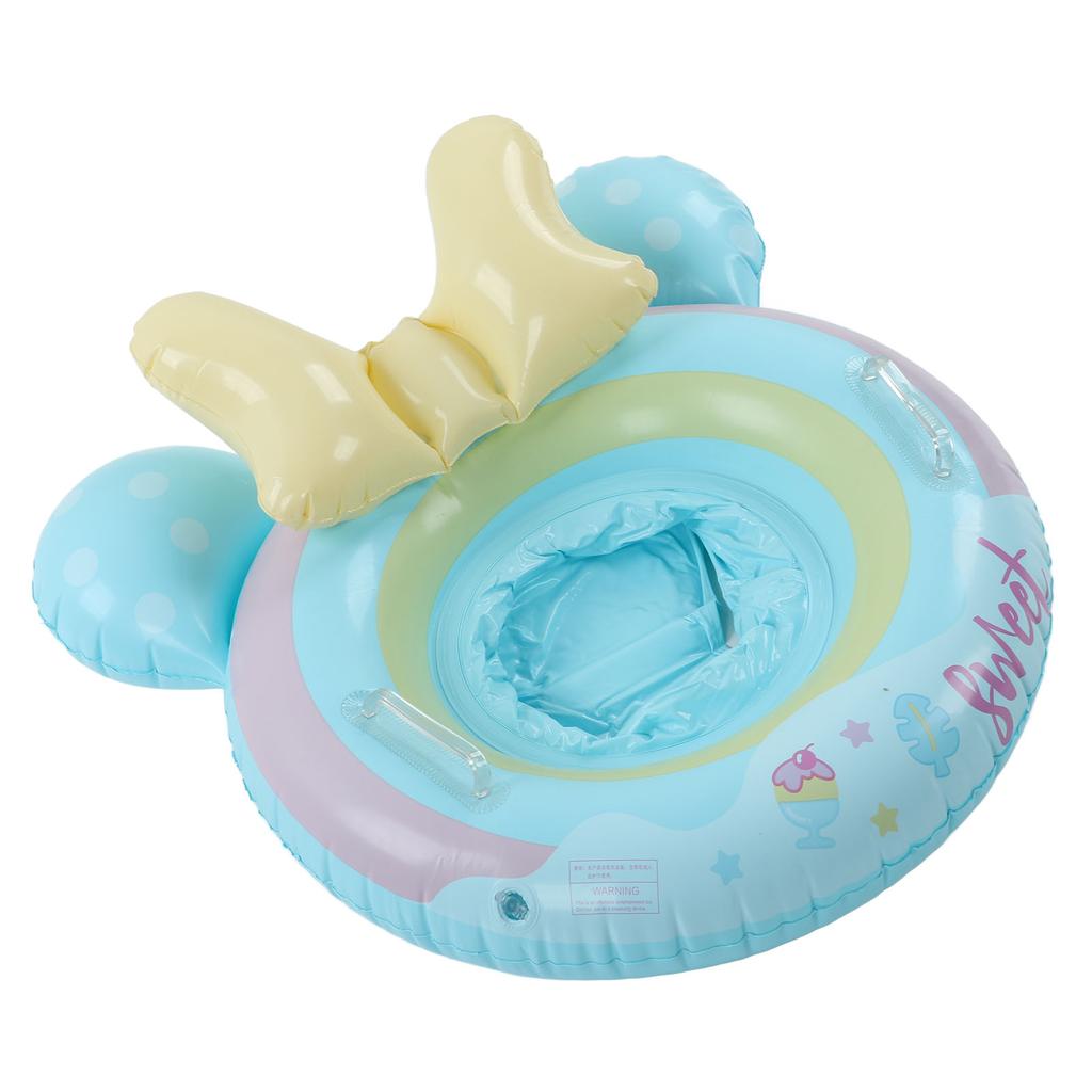 Children Swim Ring Inflatable Pool Float Tube Eco Friendly PVC Cute Kids Swimming Ring with Handle