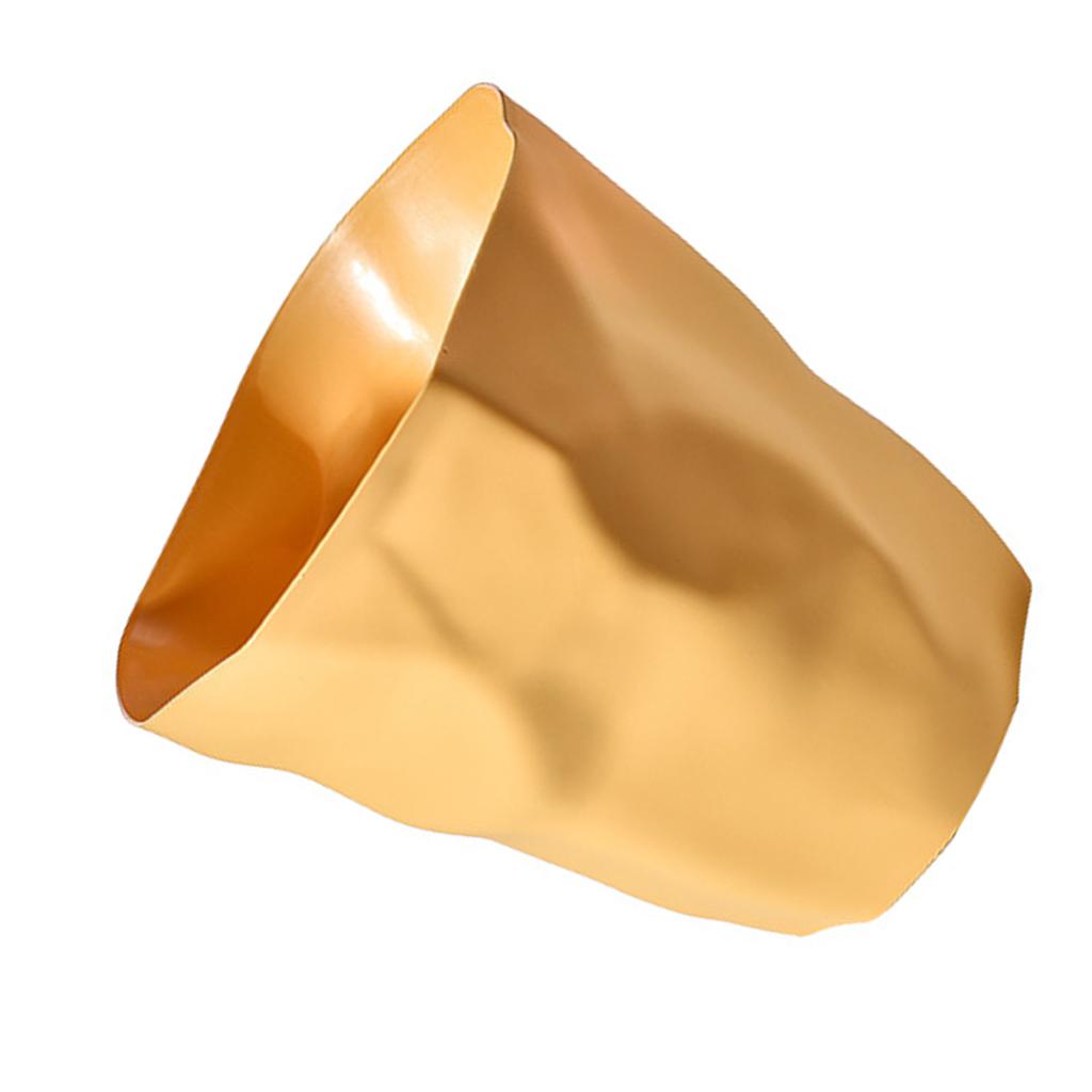 Kleiner Mülleimer Plastik Einzigartig Unregelmäßig Gefaltet Modern Abfalleimer Offene Oberseite Müllbehälter für Badezimmer Schlafzimmer Küche