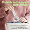 Handheld Fan Rechargeable Portable Handheld Fan With Cold Compress 2000mAh Battery-Powered 3 Speeds Silent Air Circulation For
