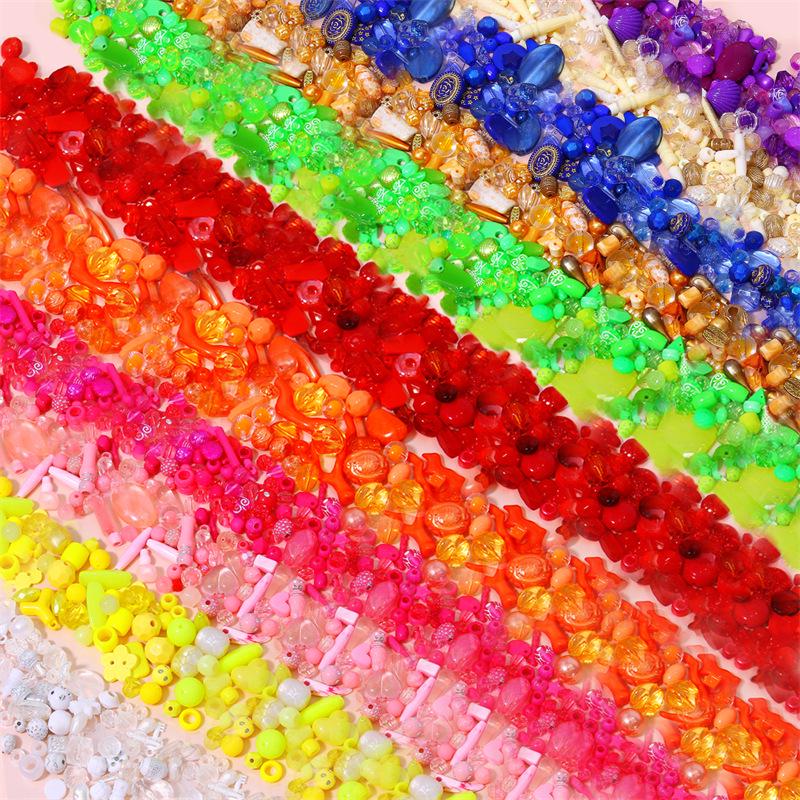 30g Retro Regnbågs Pärlor Mystery Box - DIY Smycken & Mobilkedjeaccessoarer