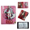 One Piece Boa Hancock Card Binder PU Leather Zip Large Capacity Anime Trading Card Holder