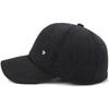 ZHENYUEQI Men's Winter Woolen Ear-flap Baseball Cap