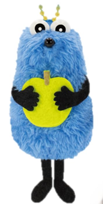 

Кукла Sunsun Плюшевый Маскот Официальный 9 см с Шариковой Цепочкой Зеленый Прибл.. (Фруктовый вер. яблоко)