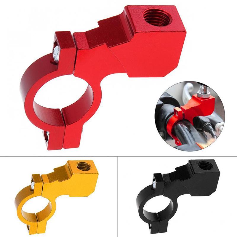 1PC Black Motorcy Bike Handlebar Mirror Clamp Mount 22MM Bracket