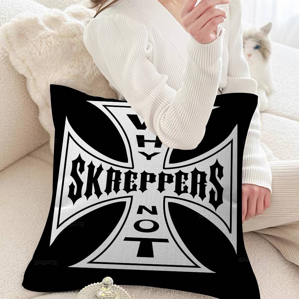 West C-Coast C-Choppers Cushion Cover Polyester Sofa Cushions Decorative Throw Pillows Home Decoration Pillowcover