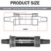 BUCKLOS Bike Bottom Bracket BSA BB68 Sealed Bearing Bicycle Square Threaded Bottom Bracket Hollow Axle 113/120/122.5/126/140mm