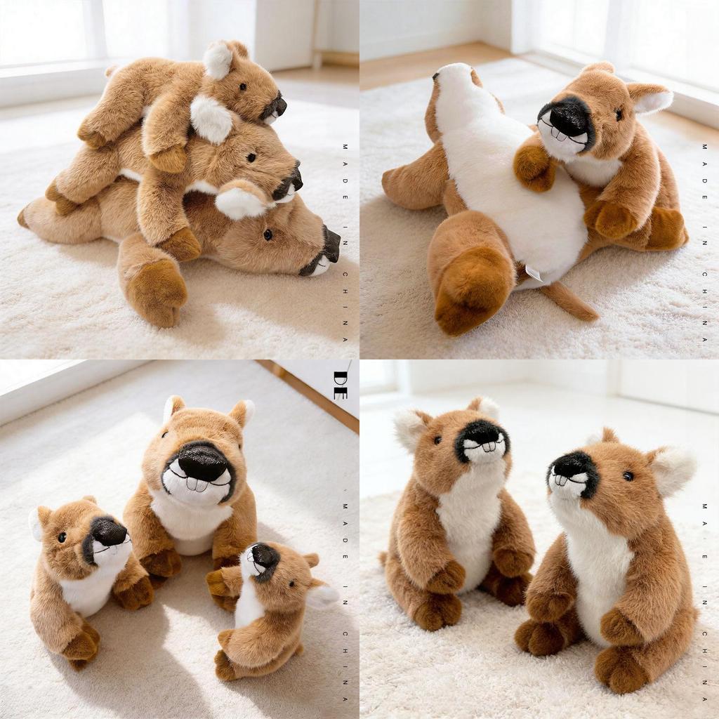 Plush Deer Toy With Pp Cotton Filling Perfect For Kids And Adults