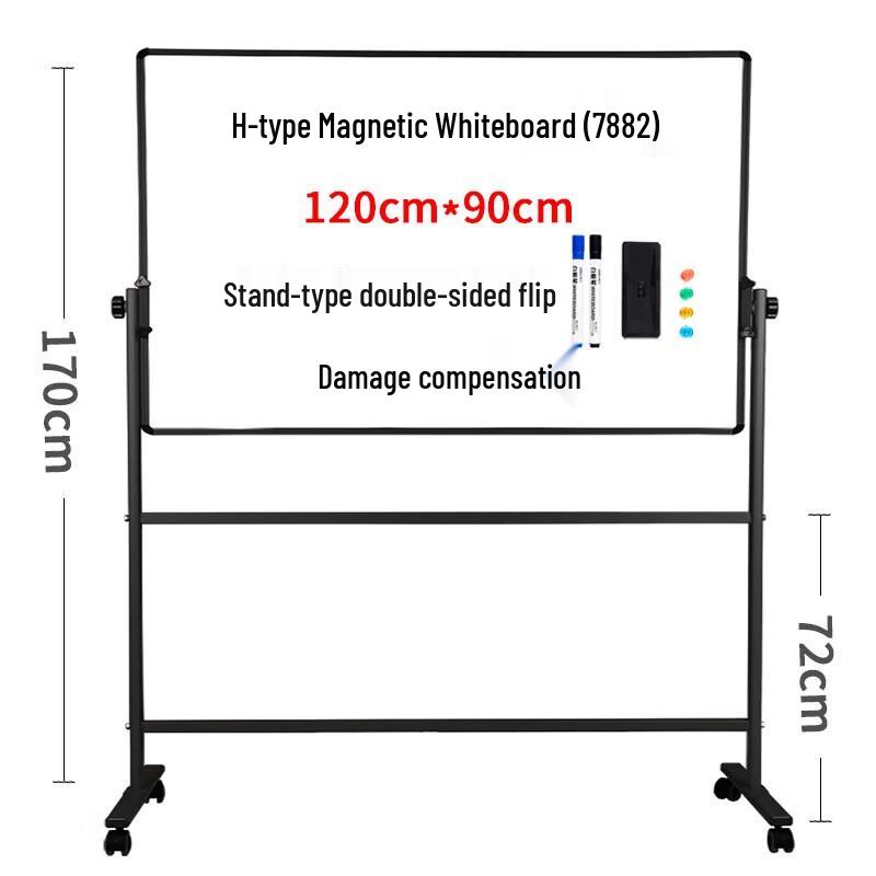 Deli Mobile Double-Sided Magnetic Whiteboard