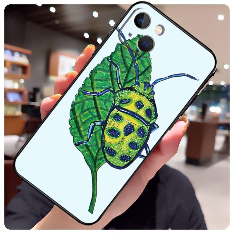 Beetles Insects Case For iPhone 14 Pro Max 16 15 11 12 13 17 Pro Max mini 15 16 Plus 16e 17 Air Phone Cover