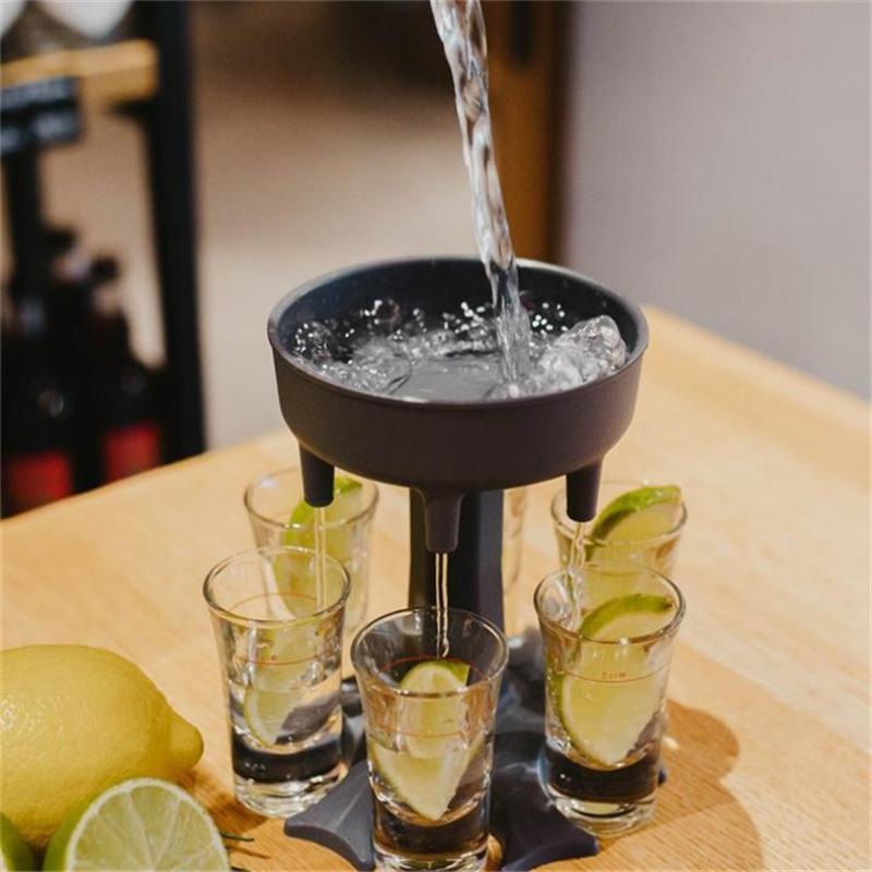 1pc Manual Push- Beverage Dispenser with Stand - No Required Wine & Beer Server for Parties,Weddings, Bars - Washable Drink Dispenser (No Assembly)