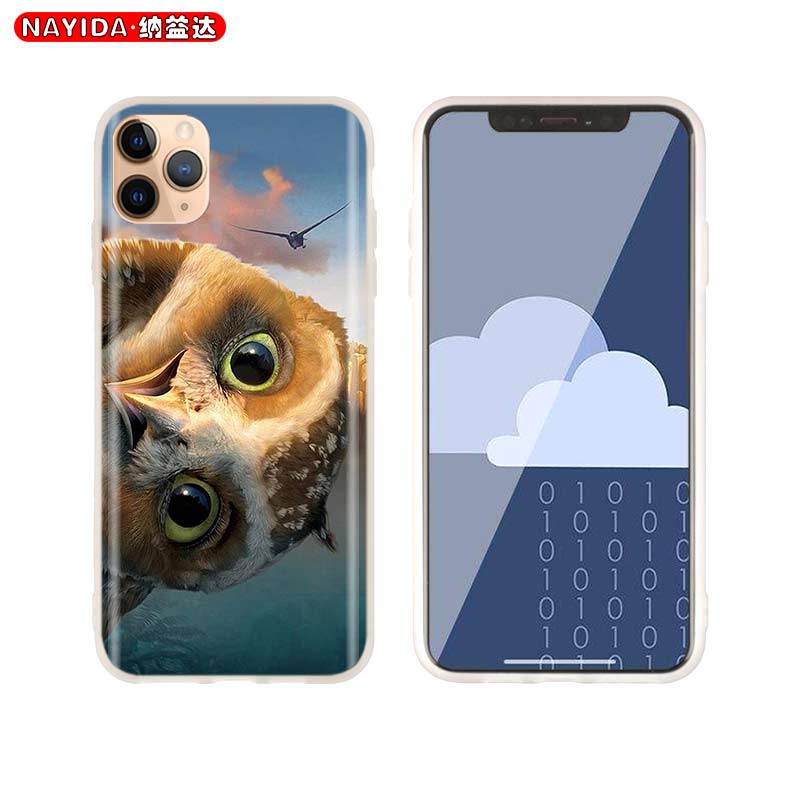

Мягкий силиконовый чехол для iPhone 13 11 12 Pro X XS Max XR 6 6S 7 8 Plus SE Mini Cover Animal Owl iphone 6 6s plus