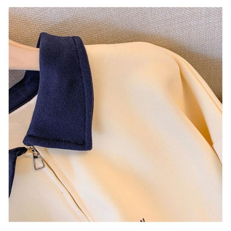 YYFS Moda damă ocazional primăvară toamnă mânecă lungă cu gât POLO Bluze și cămăși