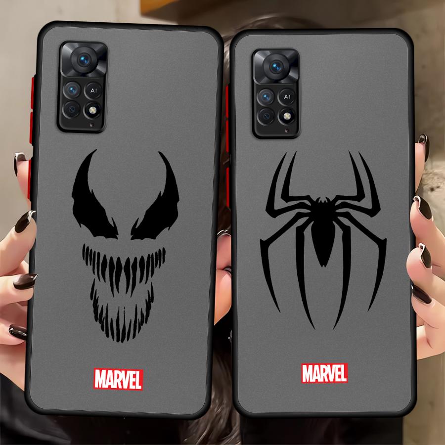 Hülle für Xiaomi Redmi Note 14 11 12 13C 9S 14C 10 A4 13 Pro Plus Funda Handyhülle Marvel Avengers Helden Logo
