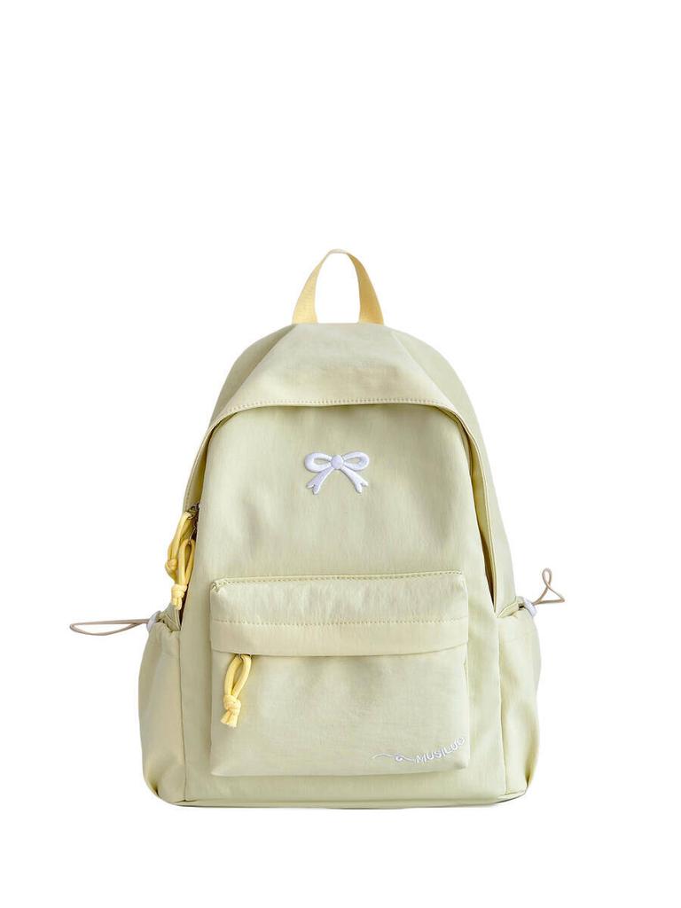 New Stylish Embroidered Backpack Korean Japanese Style Cute Casual School Bag for Girls Students Daily Commute Travel Bag