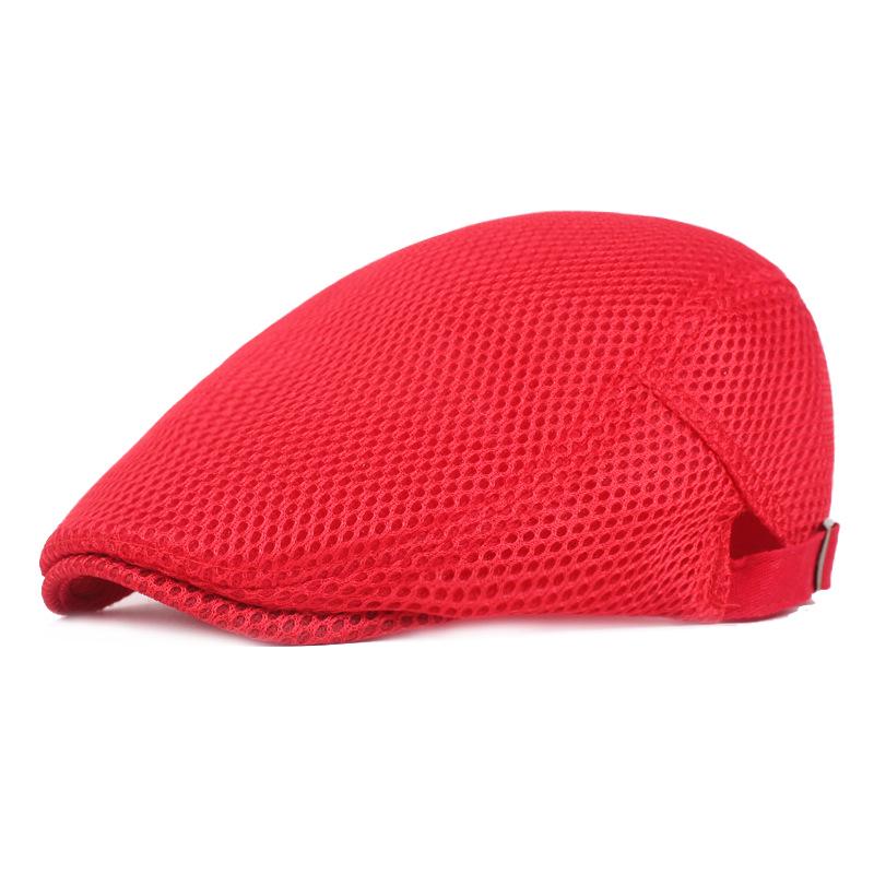Mesh Duckbill Hat for Men Women Beret for Spring Summer Breathable Forward Hat Wholesale Men's Mesh Duckbill Hat