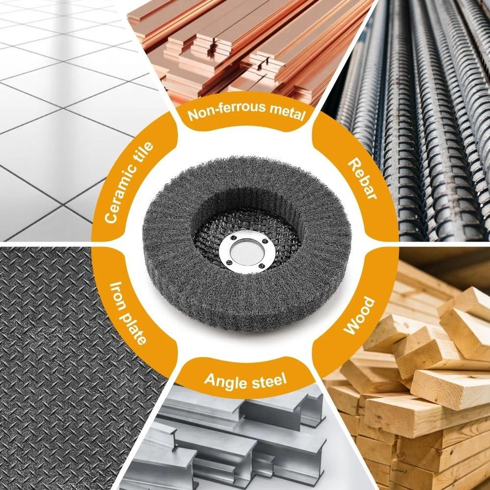 Scouring Pad Non-Woven Grinding Wheel Nylon Fiber Abrasive Buffing Grinding Disc  Polishing
