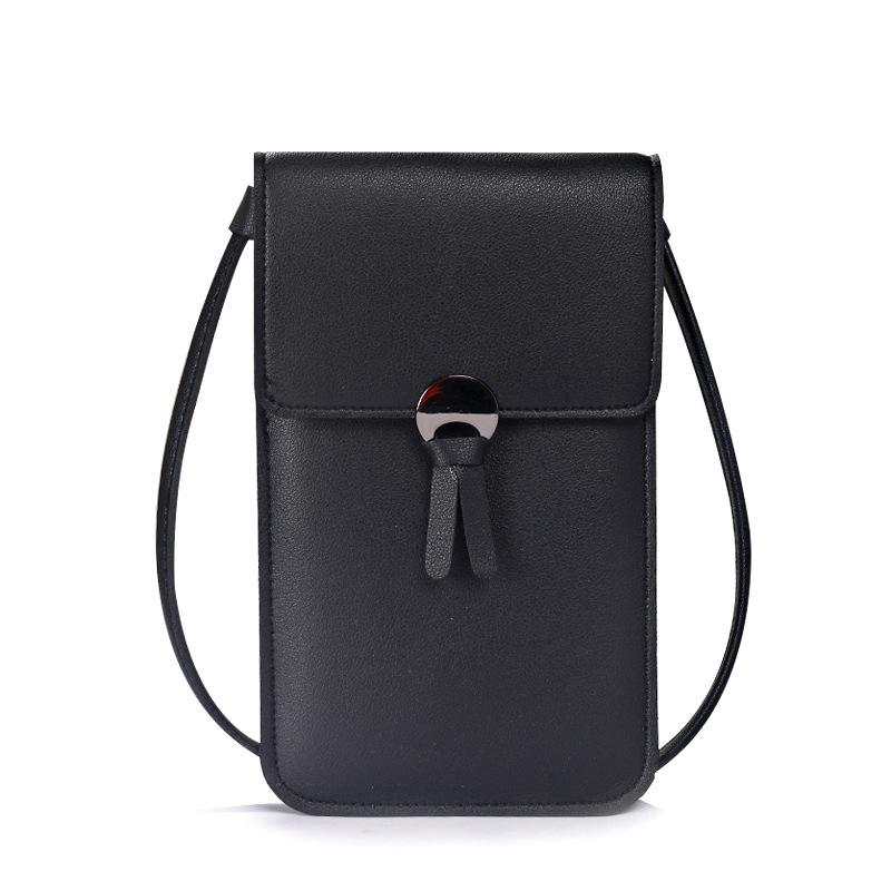 Mini Crossbody Bags for Women PU Leather Shoulder Purses and Handbags for Girls Ladies Phone Simple Solid Bag