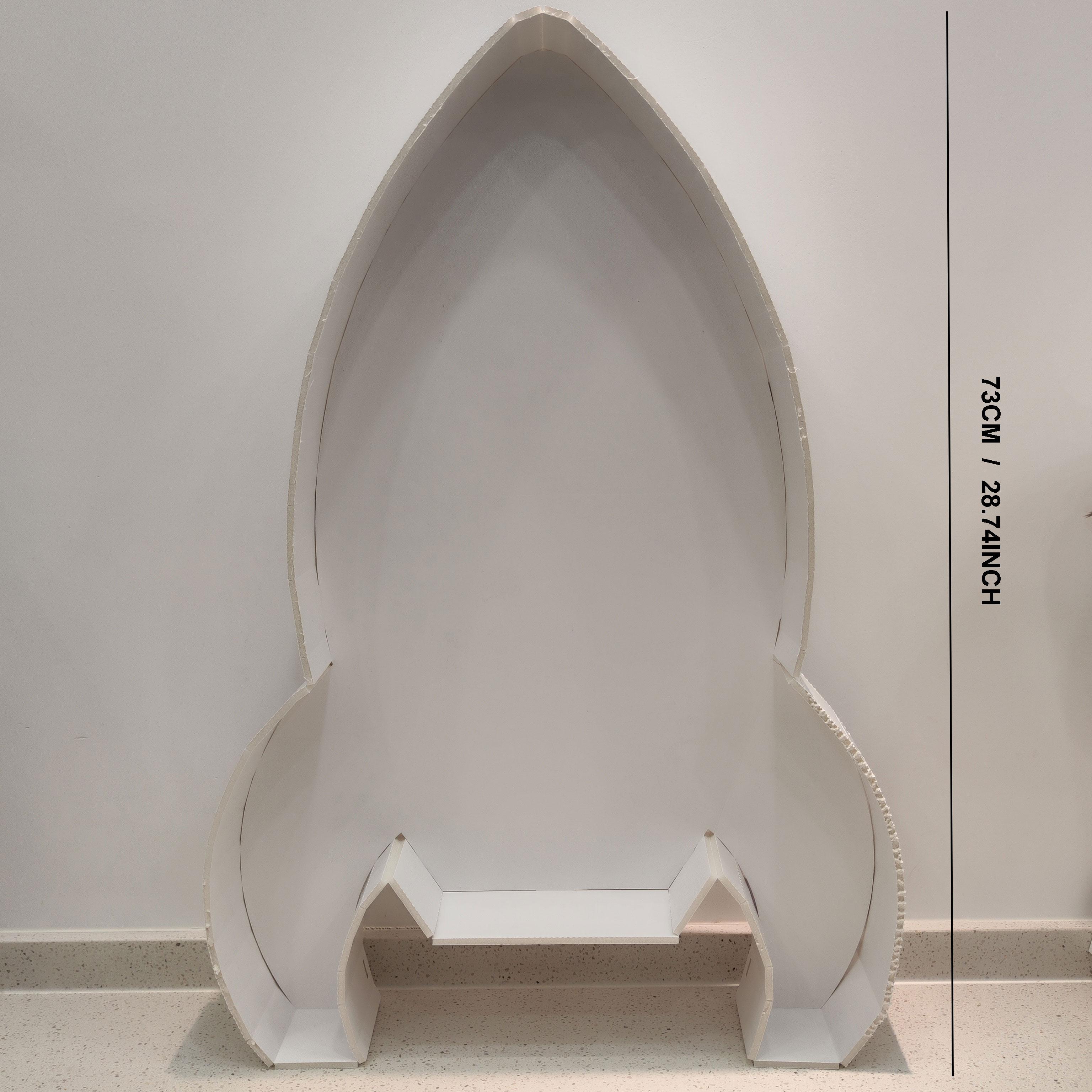 

1 шт. 73 см рамка ракеты KT Board декор для вечеринки для мальчиков день рождения домашний инструмент для украшения вечеринки подарок детям