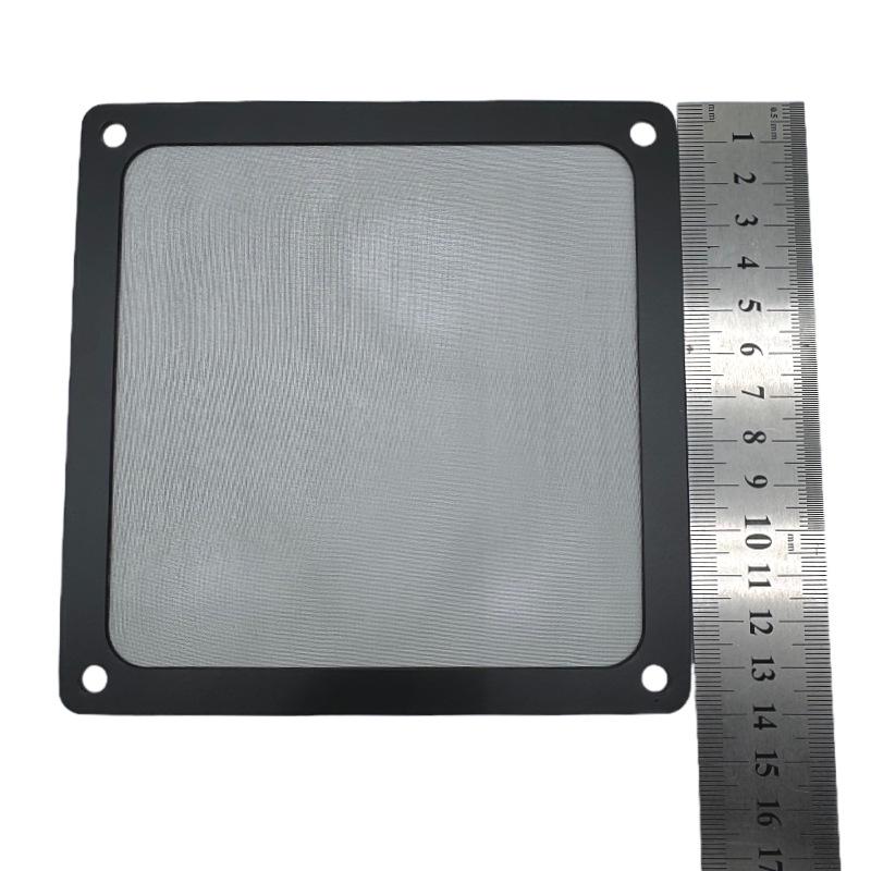 140x140mm Magnetic Dustproof Radiator Mesh with Frame - Reusable PVC/Nylon