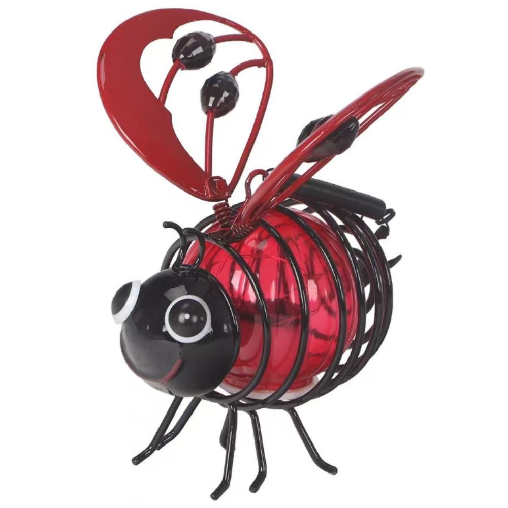 LED-Beleuchtung Solarbetriebenes Hängendes Bienenlicht Solarbetriebene LED-Insekten Bienen-Ornament Garten Dekoration