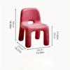 1PC Nordic Style Plastic Chair Backrest, Stylish Office Desk Chair, Bedroom, Living Room, Dormitory