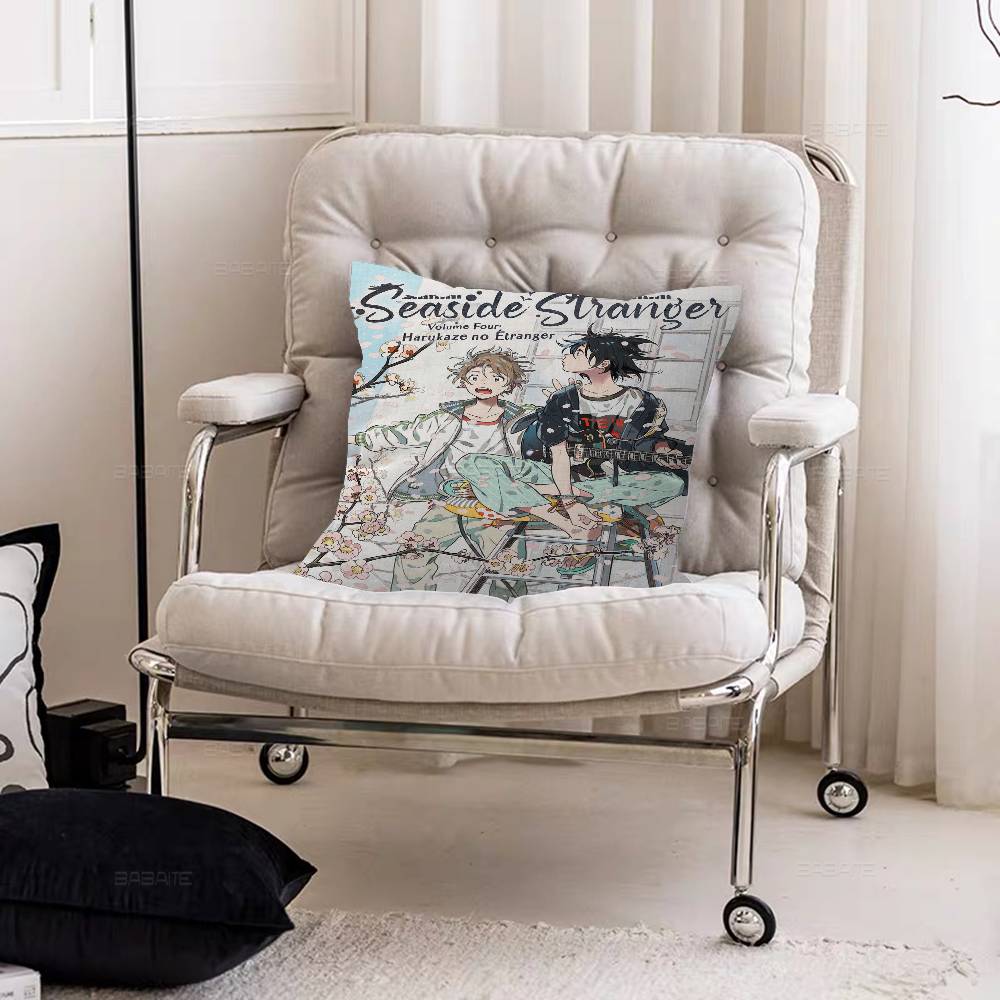 Umibe No Etranger Stitch Lucky Dragon pillow cover sofa cushion cover home room decoration children gift