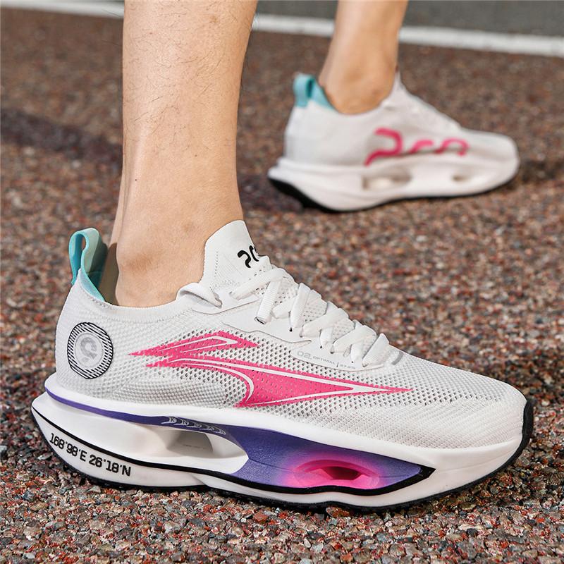 New Color Blocking Personalized Sports Shoes Rebound High-quality Elastic Running Shoes Comfortable Antibacterial Casual Shoes