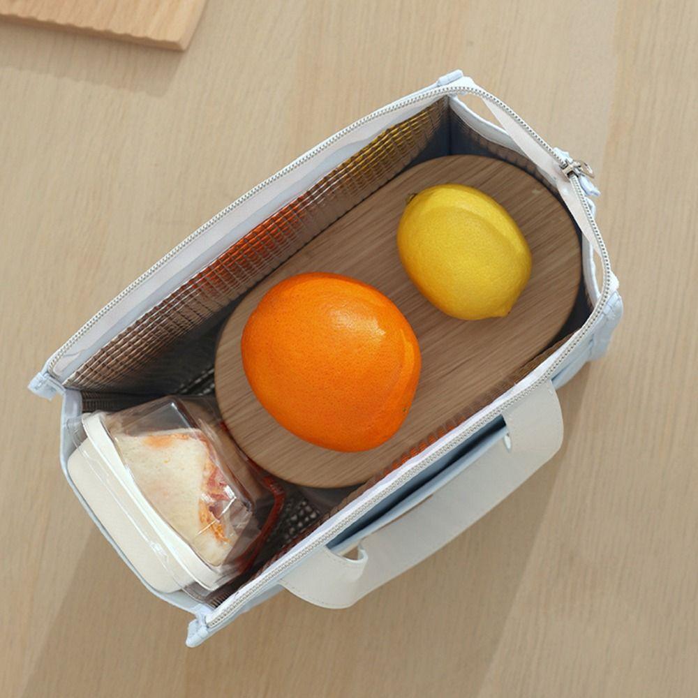 Handheld Lunch Box Bag Portable Thermal Lunch Pouch Gifts Food Box Handbag Picnic