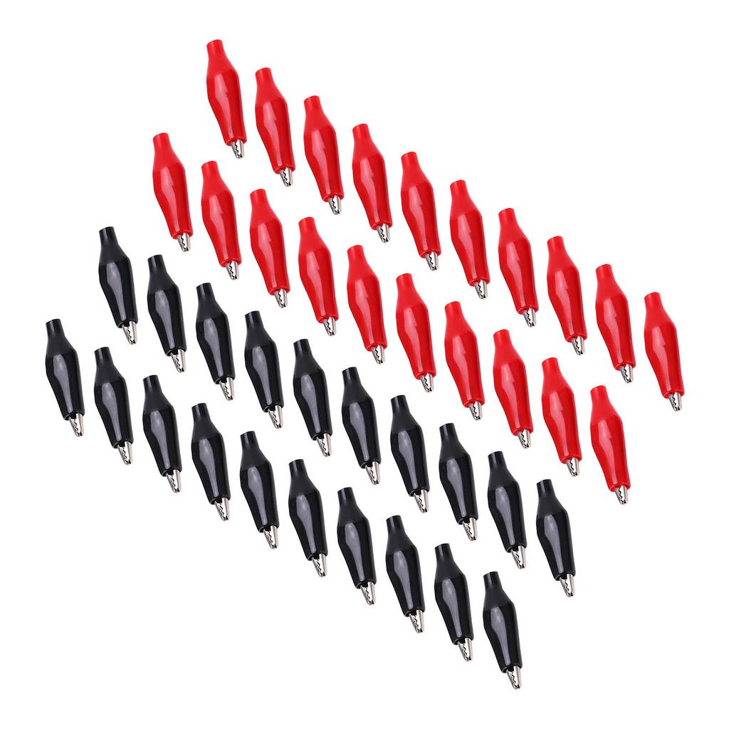 20 Pair Electric Test Clip Single Handle Battery Charger Clamp Electrical Assortment Charging Clip for Power Test