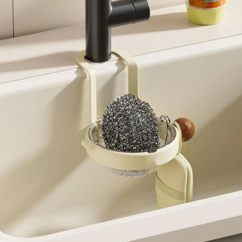 With Hook Sink Drain Basket Automatic Dumping Sink Organizer Sink Food Strainer  Kitchen