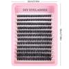30D 40D 50D 60D 80D Cluster Lash Kit Segmented Fluffy Natural Volume DIY At Home Eyelash Extensions for Women