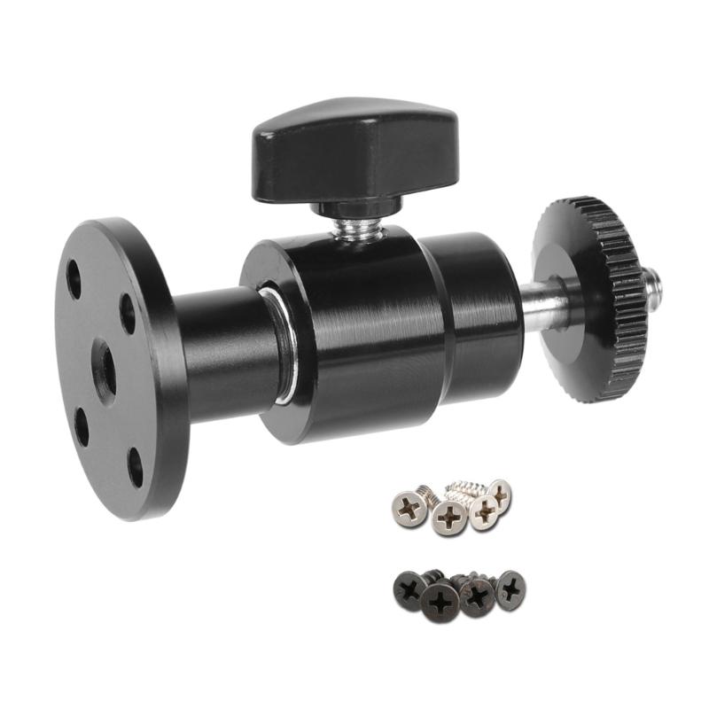 

1/4-20 Mini BallHead with Ceiling Mount for CCTV &Videos Wall Monitors Mount For Video Surveillances Camera Setups 1