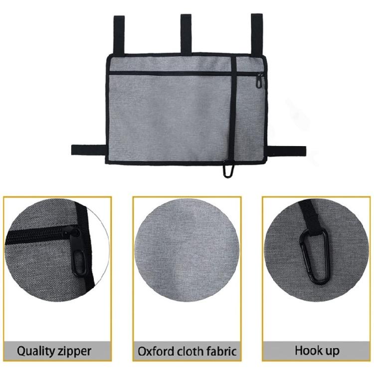 Multipurpose Wheelchair Side Storage Bag for Daily Use Waterproof and Sturdy Oxford Cloth Hanging Pack Household
