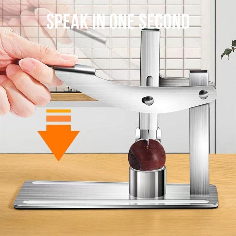 Heavy-Duty Chestnut Cracker Portable Nut Opener Cutte Stainless Steel Chestnut Clip with Non-Slip Handle Chestnut Opener Tools