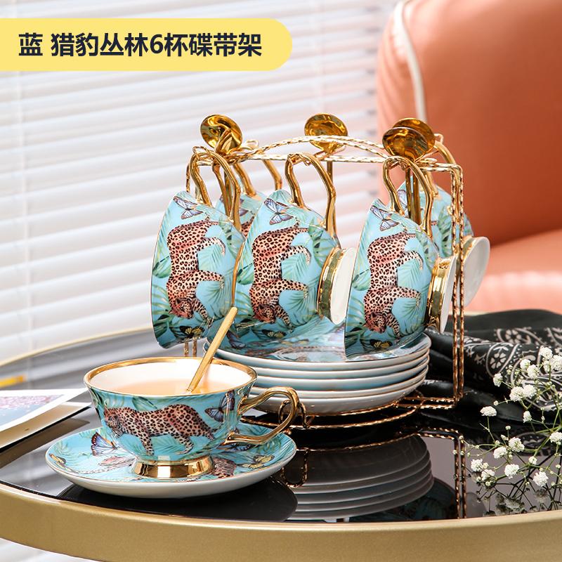 Bone China Creative Coffee Cup Saucers Set for English Afternoon Tea Party Home Decoration Mug Drinking Set