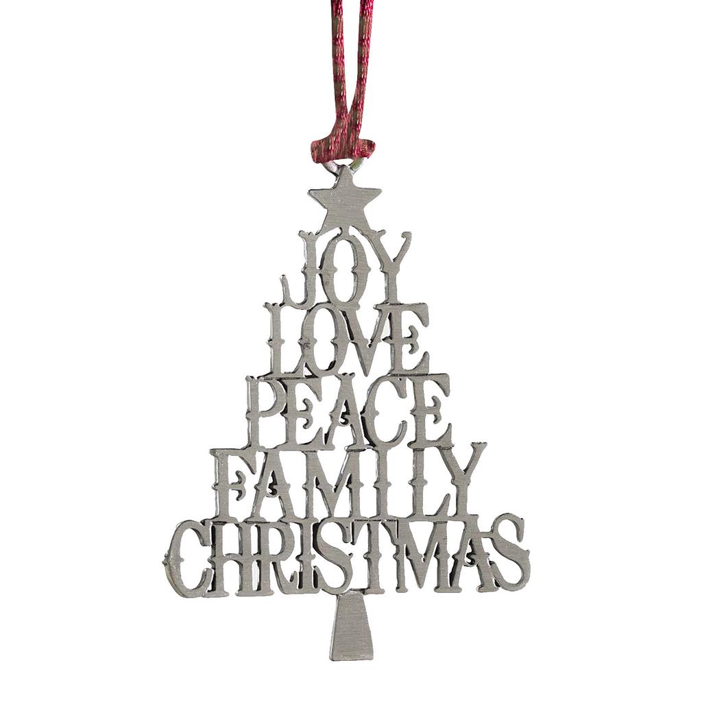 Hanging Pendant Christmas Tree New Year Xmas Decor For Home Merry Christmas Decorations Metal Xmas Ornaments For Home Party