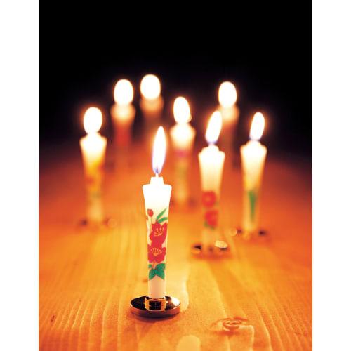 Maruesu Buddhist Altar Supplies, Japanese-Style Candles, Hanawa Small, Pack of 5