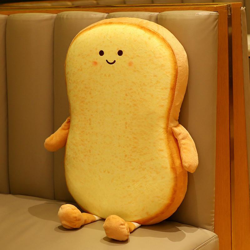Themed Toast Playful Seat Pad Pillow With Removable Cover For Office Living Room