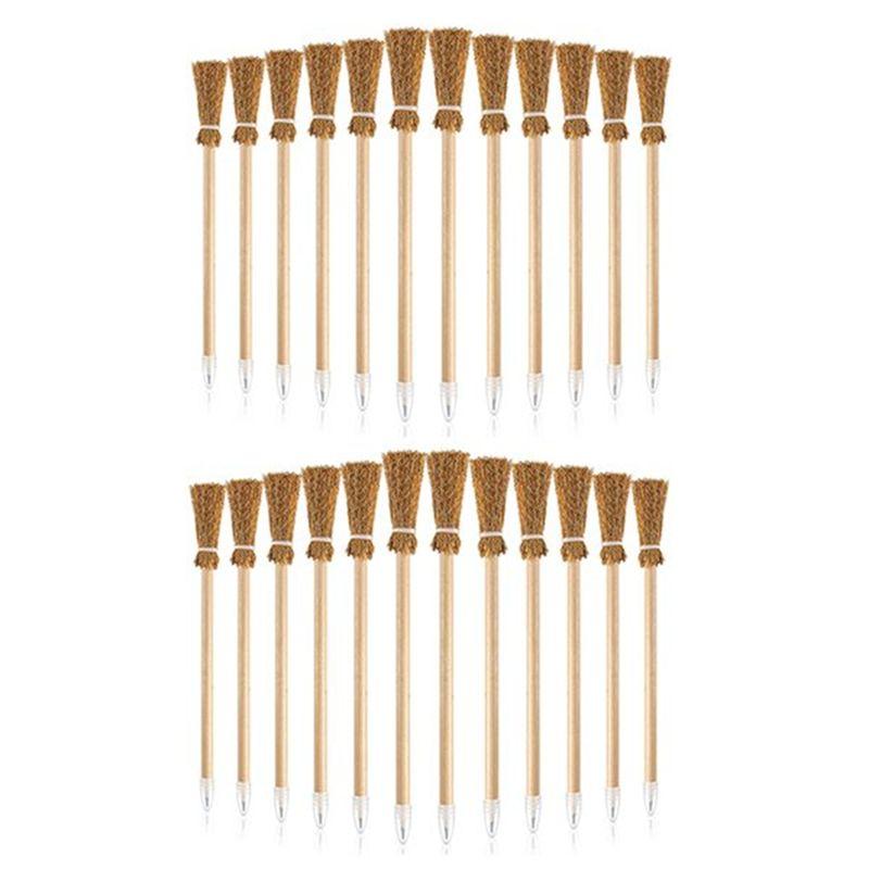 

AEE2-50 Pcs Halloween Party Favors Pencils For Halloween Broomstick Ballpoint Pencils